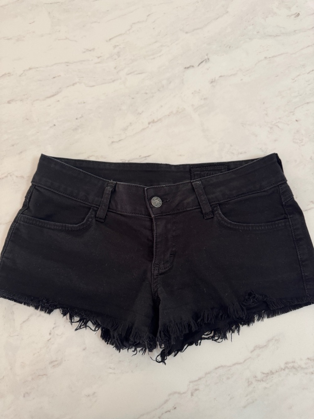 Siwy Black Denim Shorts